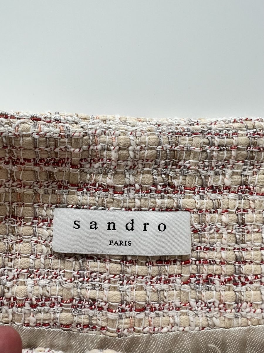 Sandro Gonne: Sandro Paris Skirt Tweed Size 0 Button Front Pockets – Nuovo (secondo la descrizione) da Pully venduto da forsalenow 1