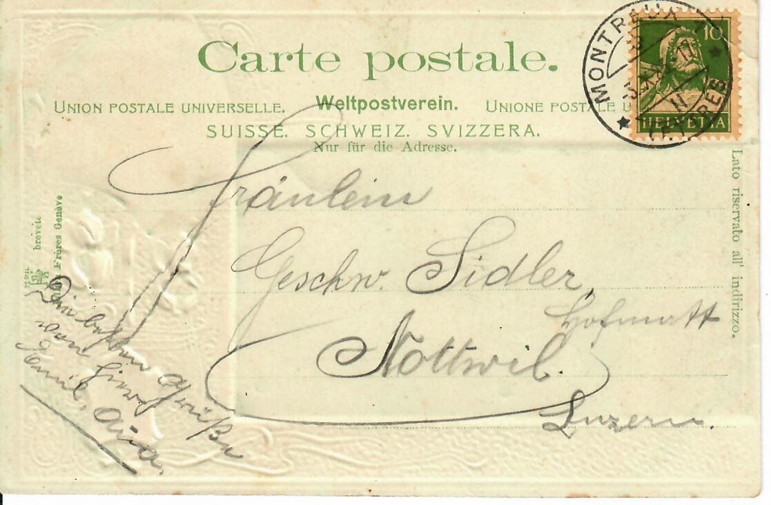 Cartoline postali: Montreux – Usato da Hochdorf venduto da Ziegel-16 1