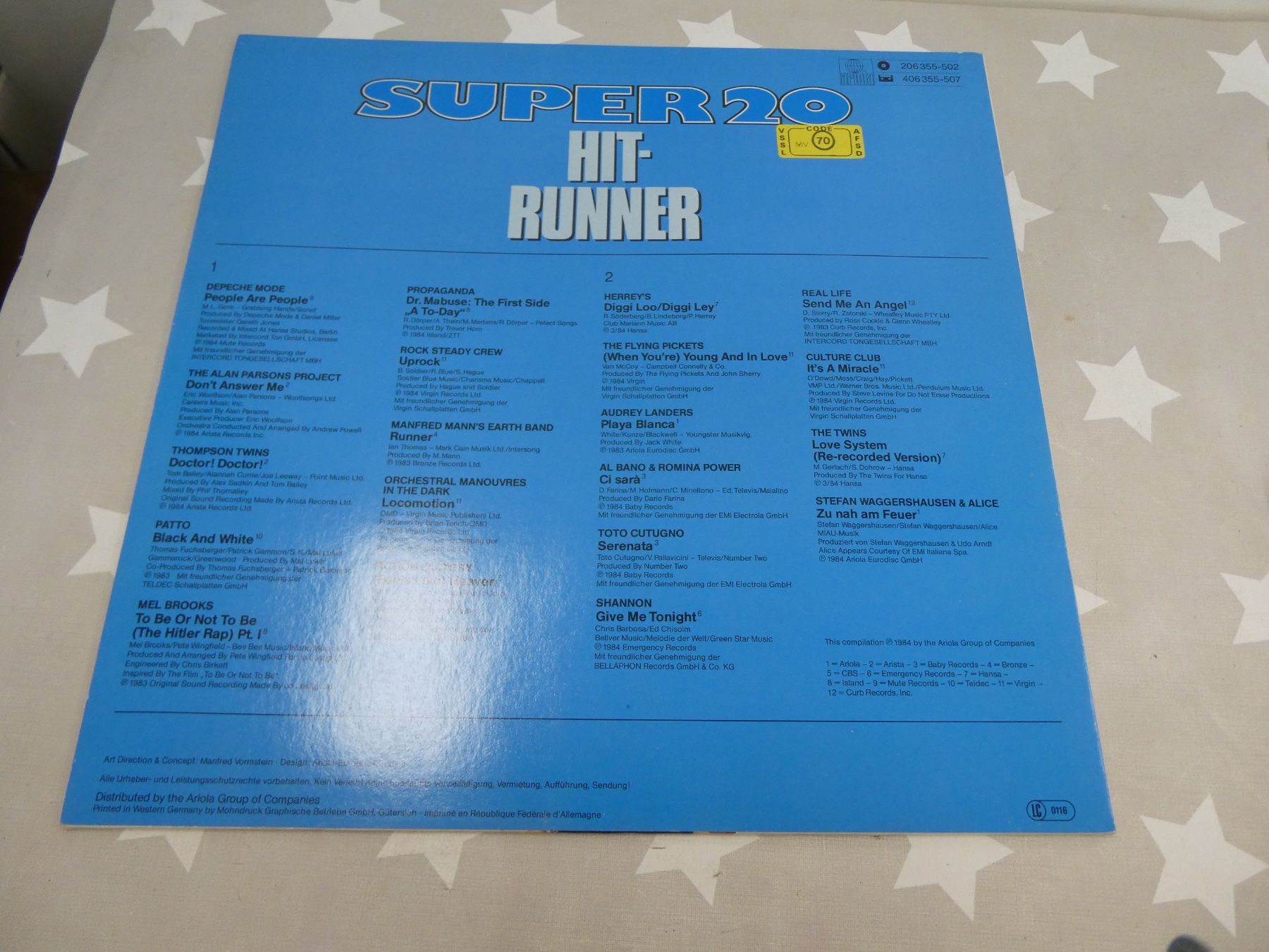 Schallplatten: LP: Hit-Runner Super 20 – Gebraucht aus Rafz von Powacaddy 1