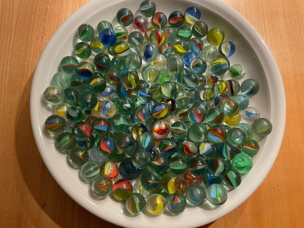 170 alte Glaskugeln, Murmel, Marmel, Gluren. Marpel (Gebraucht) in ...