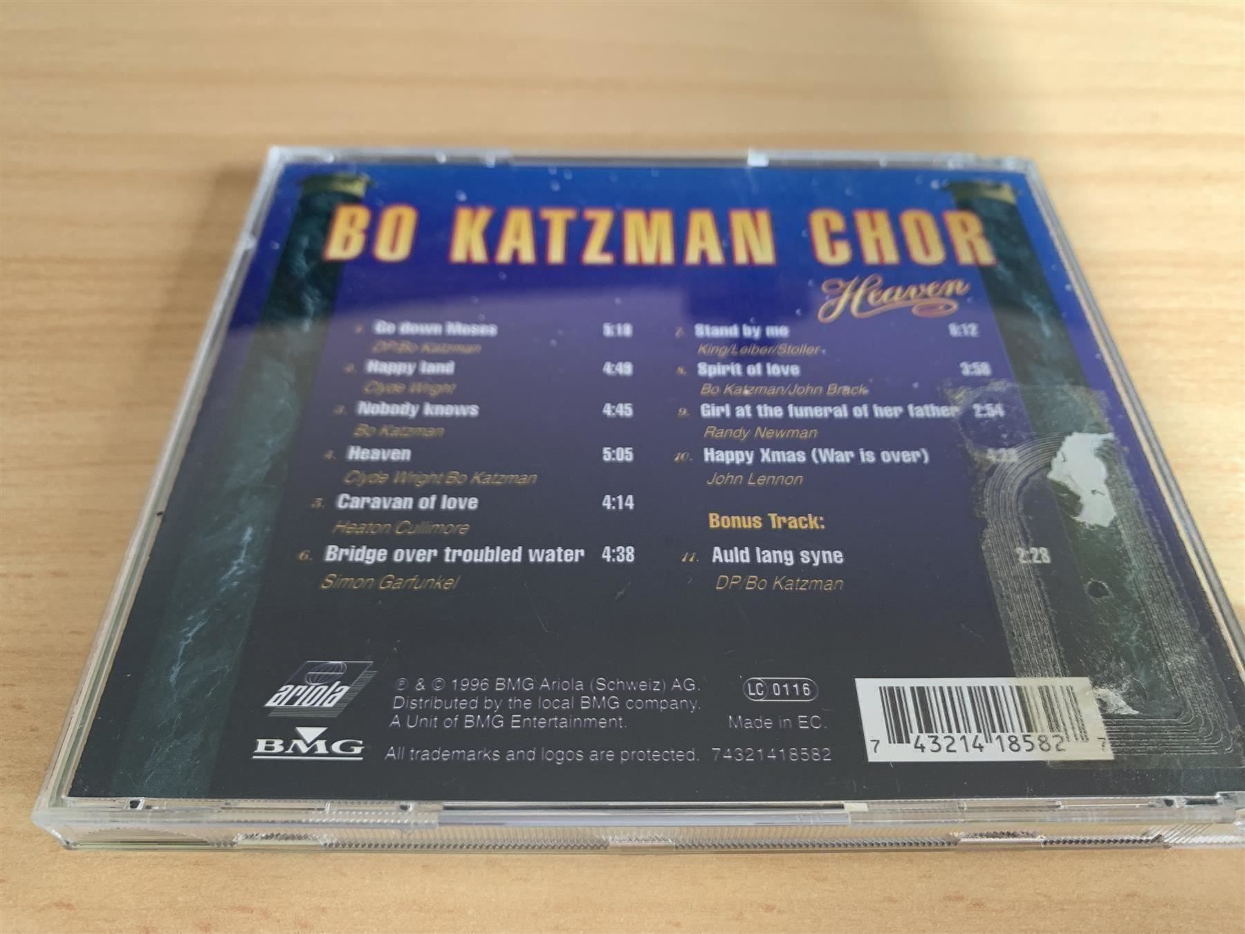 CD: Bo Katzman Chor – Heaven – Usato da Rikon im Tösstal venduto da Alpenmutz 1