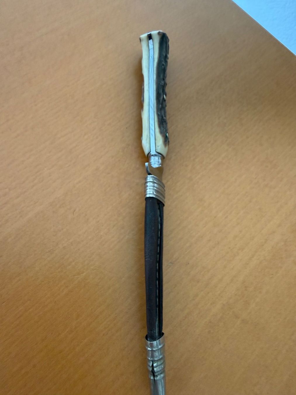 Solingen Accessori: Othello Jagdmesser, Hirschhorngriff, Antik – Usato da Fehraltorf venduto da bruggin 9