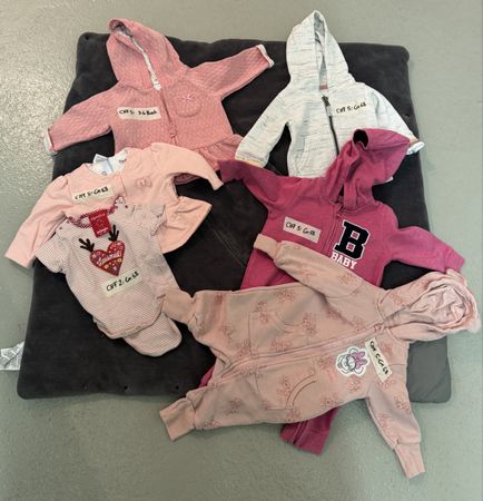 Baby Kleider Set Jacken Body Mädchen Grösse 68 gebraucht