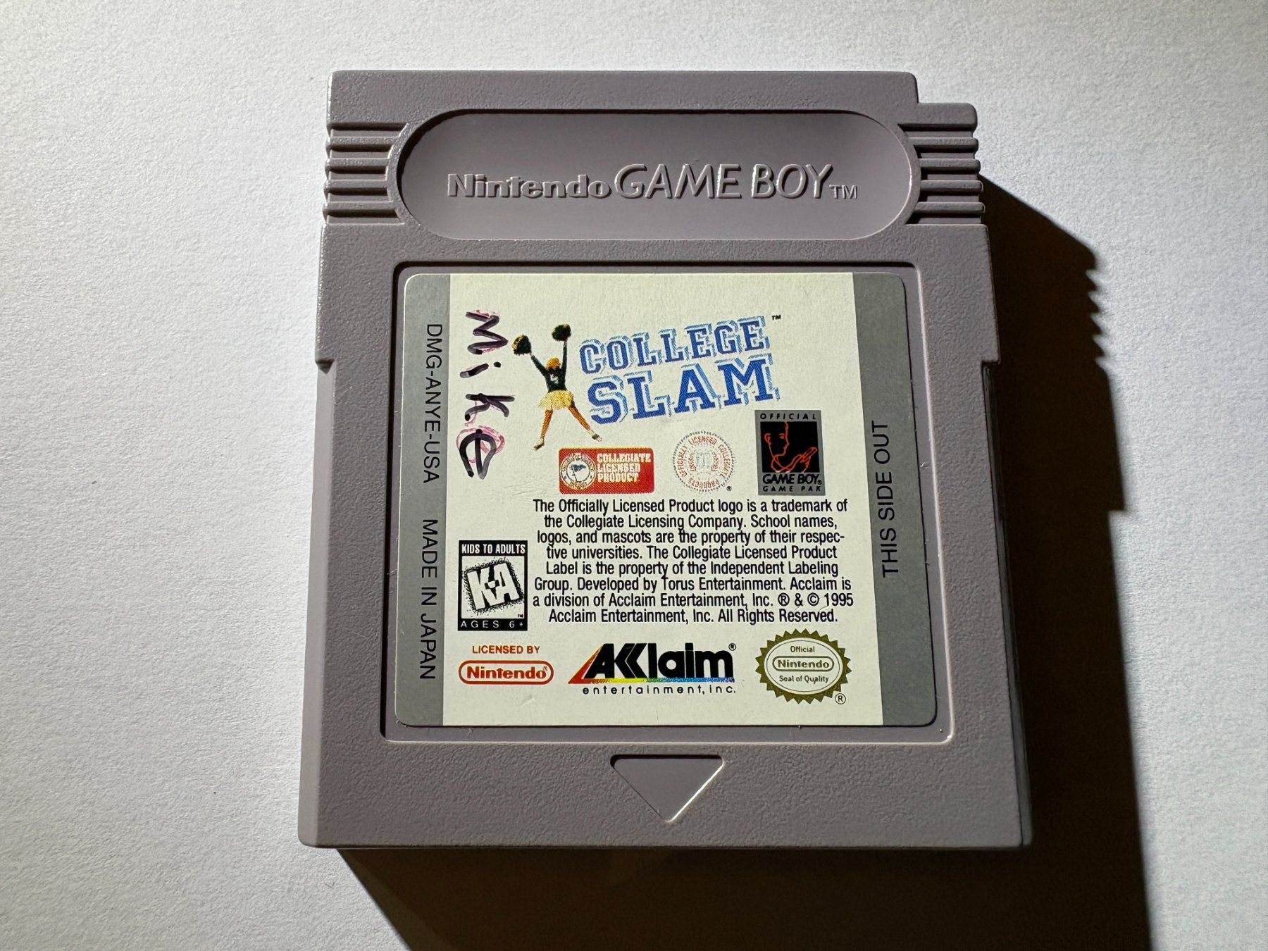 Nintendo Giochi: College Slam - Nintendo Game Boy – Usato da Zürich venduto da VintagePalace