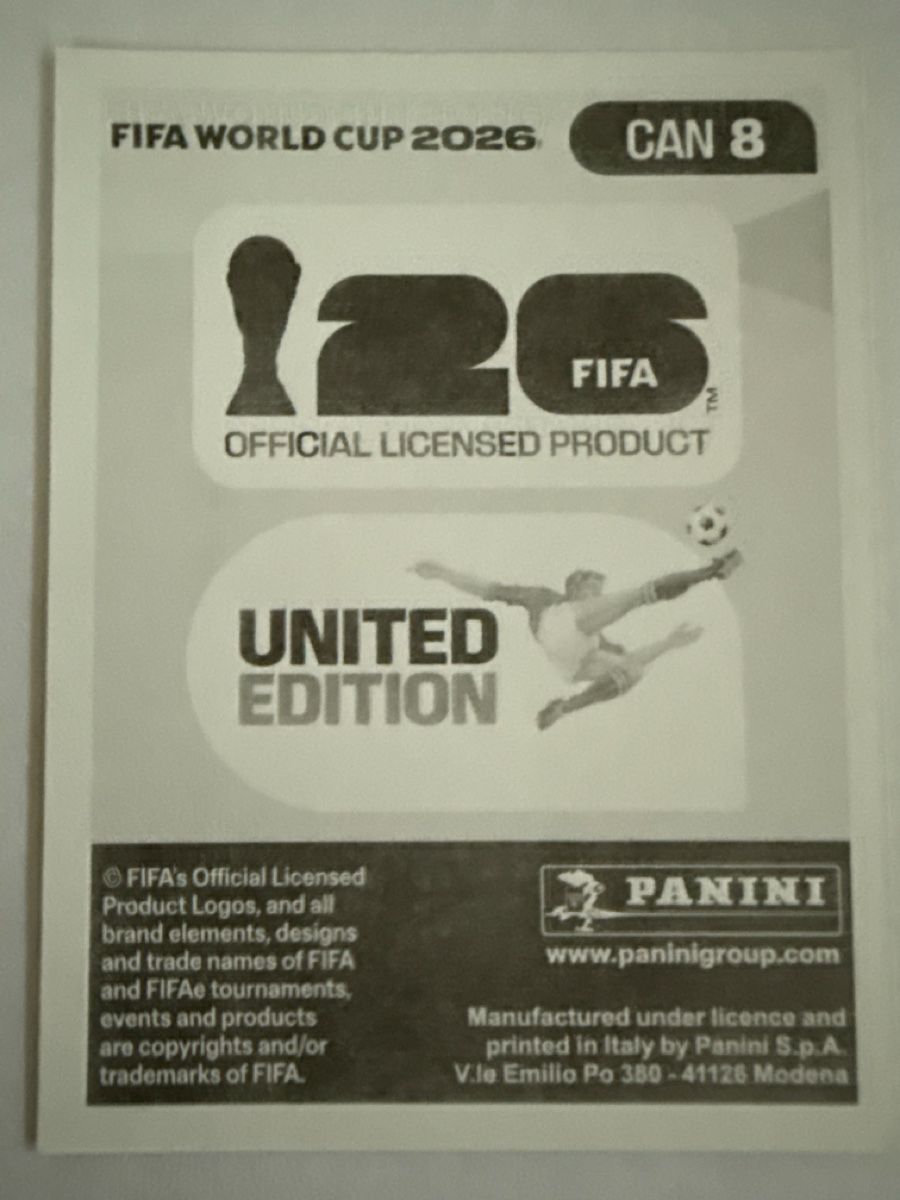 Panini Carte collezionabili: FIFA WM 2026 CAN 8 – Nuovo (secondo la descrizione) da Stäfa venduto da eko_lkv8 1