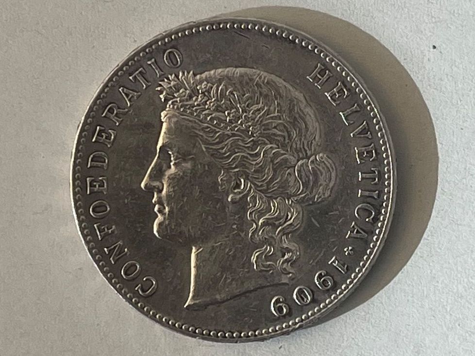 Tutti le monete: 5 Franken 1909 – Usato da Tägerwilen venduto da Beata1sager 5