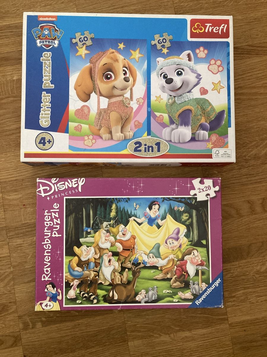 Disney Puzzle: Puzzle Paw Patrol und Disney – Usato da Basel venduto da edy_78pd
