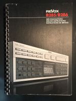 Revox B285/286 Service-Anleitung