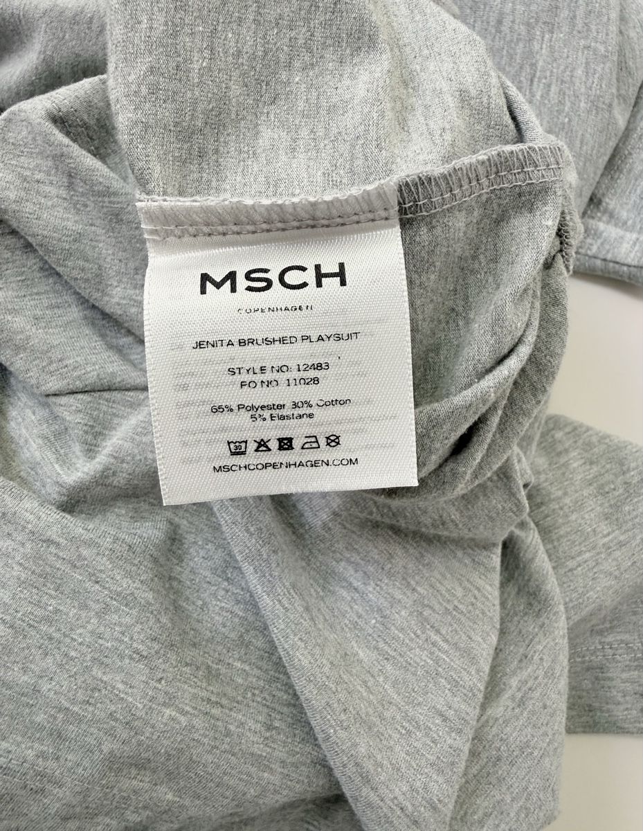Tute: Jumpsuit MSCH Copenhagen grau Groesse M – Usato da Basel venduto da A-Z-B 3