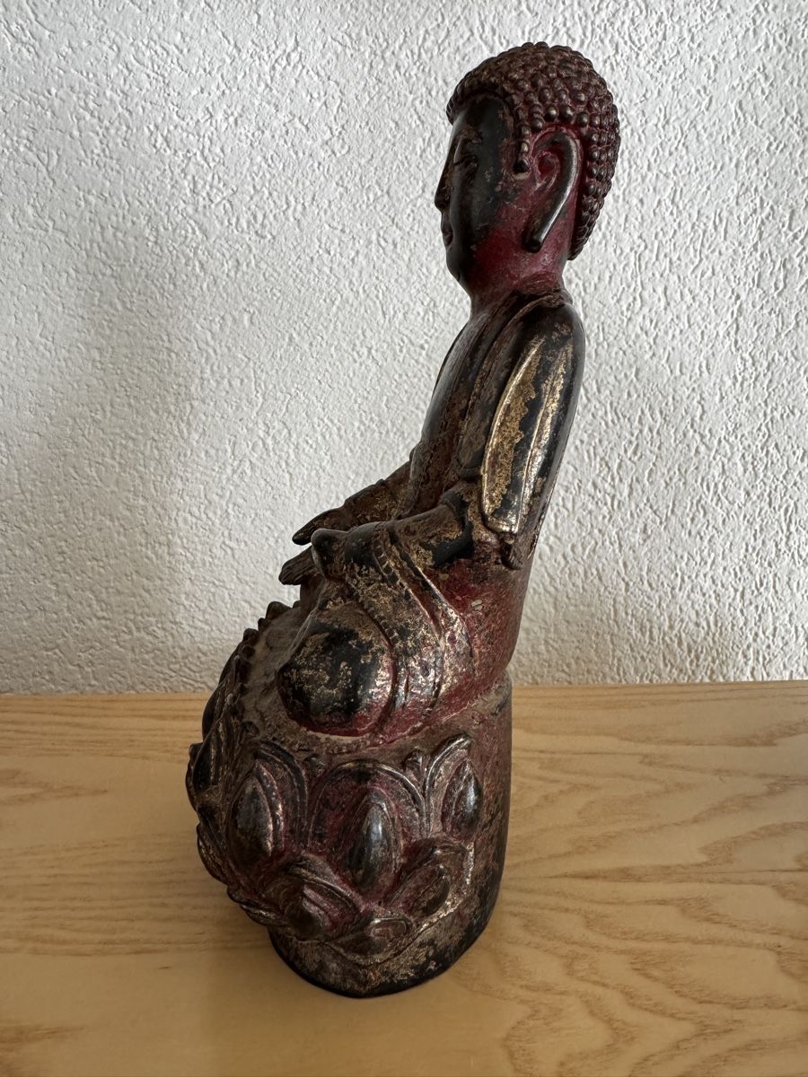 Sculture & Statue: Antiker Bronze Buddha aus Tibet – Usato da Zürich venduto da WKND93 3