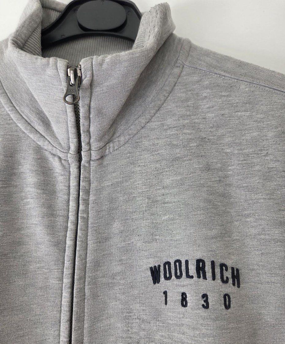 Woolrich Maglioni & Felpe: WOOLRICH Herren Sweatjacke Grau Grösse L – Usato da Engelberg venduto da ben_w6lm 1
