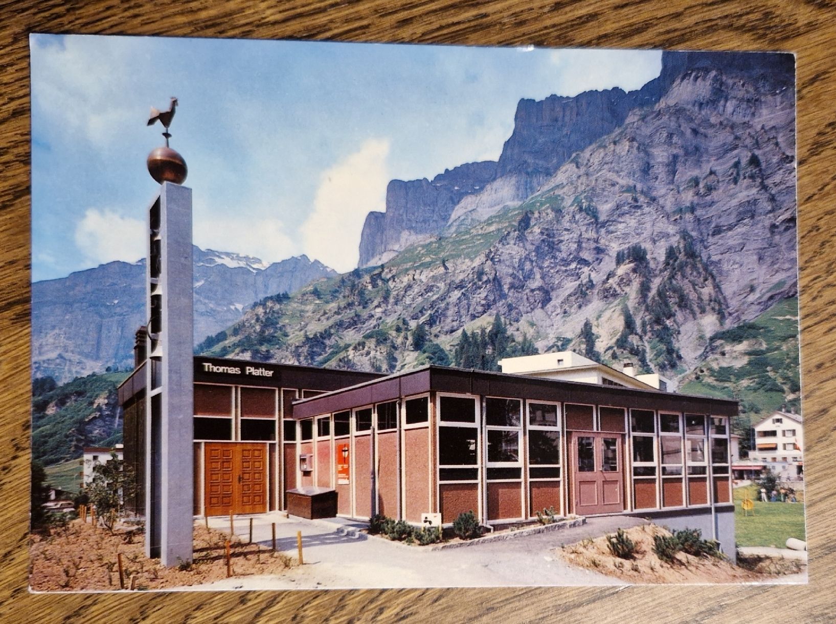 Cartoline postali: Spannendes zur Evang. Ref. Kirche in Leukerbad 1983 – Usato da Ebikon venduto da Donar50
