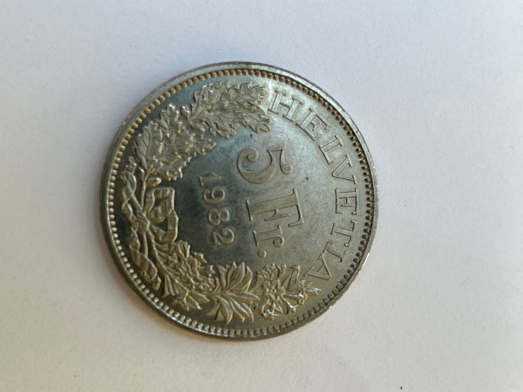 Alle Münzen: 5Fr. Gedenkmünze Gotthard 1882 - 1982 – Neu (gemäss Beschreibung) aus St-Légier-Chiésaz von Antichorloge 1