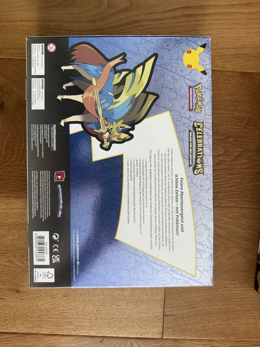 Pokémon Carte collezionabili: Pokemon Celebrations Deluxe Pin Collection DE – Nuovo e nell'imballaggio originale da Buchs SG venduto da Rheintalseller 1