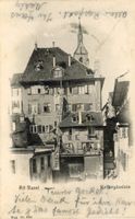 Alt - Basel   BS  -   Kellergässlein       um  1 9 0 4