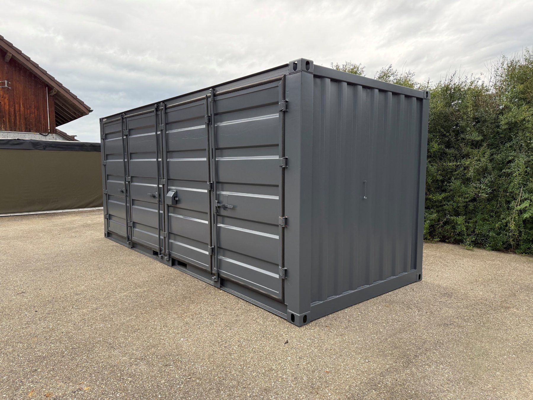 Contenitori edile: 20 Fuss Lagercontainer in grau, Open Side – Nuovo e nell'imballaggio originale da grosswangen venduto da Poliniman0 2