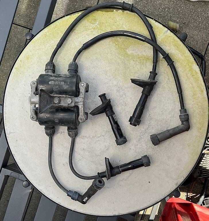 Honda CBX 1000 CB1 Zündspulen Set 12 Volt Repro Nkl. Zündkabel+Stecker