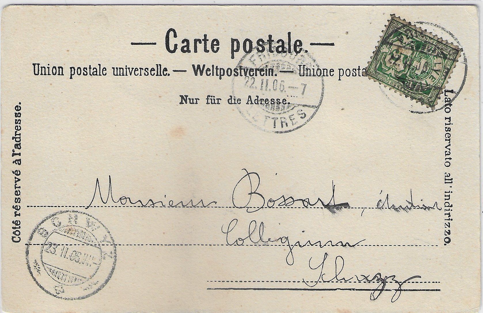 Ansichtskarten: Villeneuve et la Dent du Midi – Gebraucht aus Ettingen von Kartenplanet 1