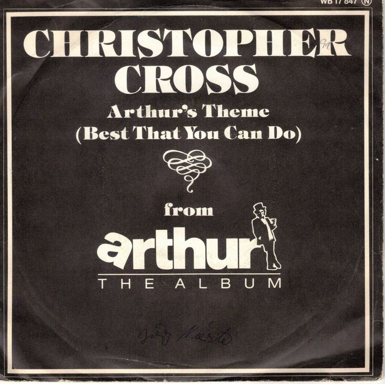 Vinyles: Christopher Cross  --  Arthur`s Theme  Single7 – D'occasion à Rheinau par thealbum