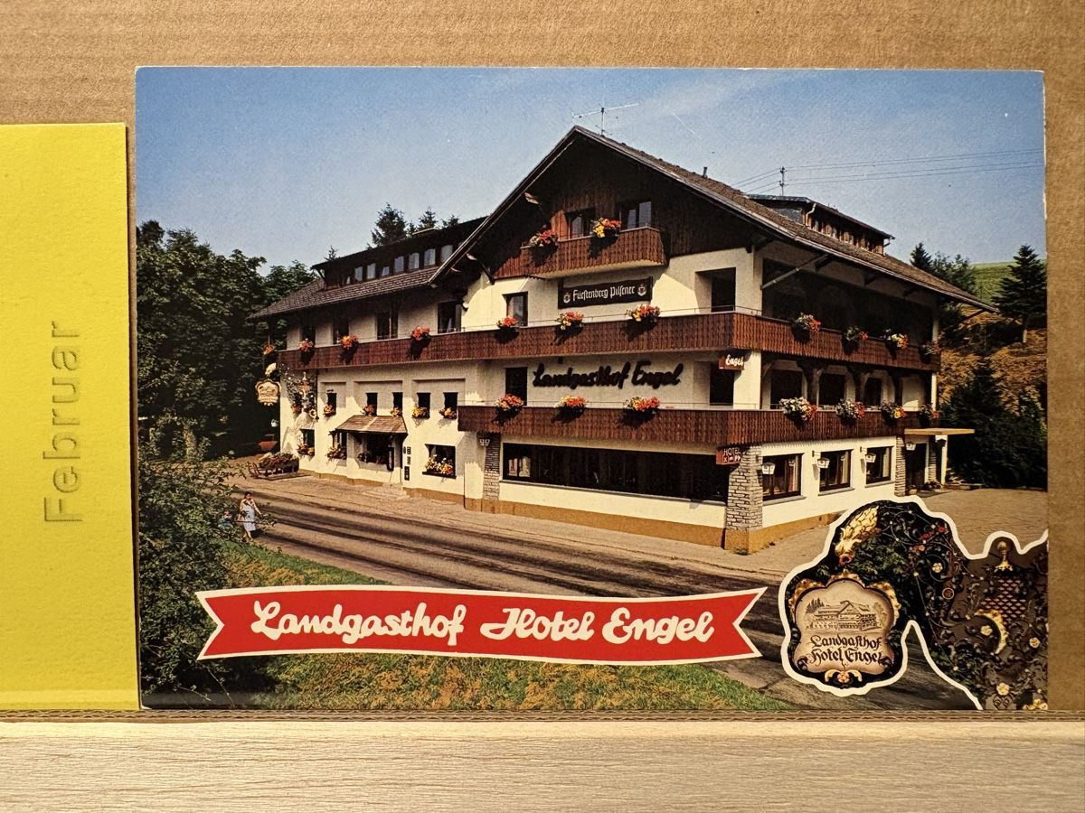 Ansichtskarten: AK von Hotel Engel in Rickenbach – Gebraucht aus Rümlang von Kartenpost1