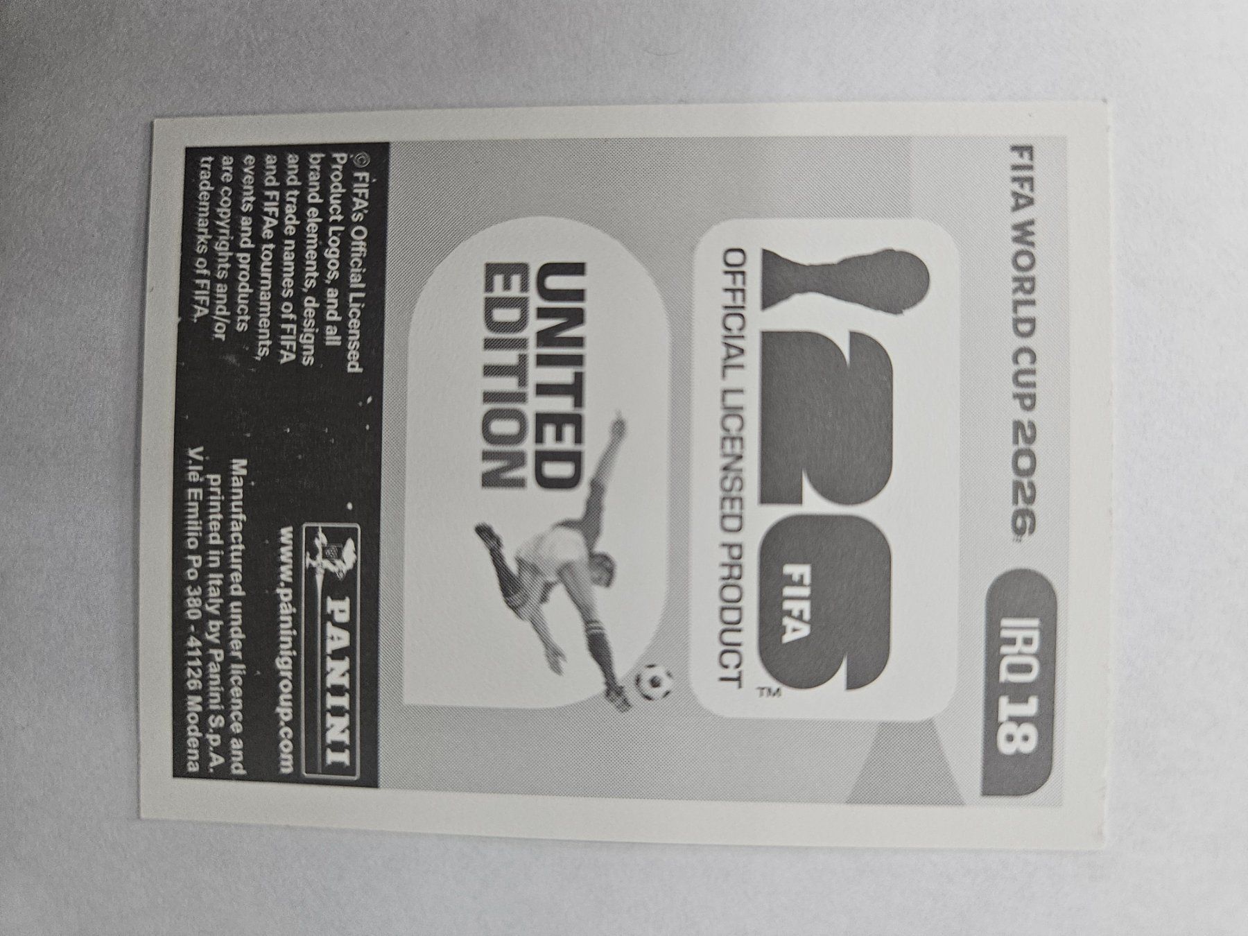 Panini Sammelbilder & Trading cards: IRQ18 – Gebraucht aus Würenlingen von Dinli 1
