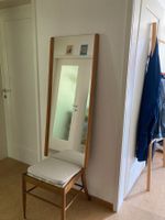 Wandspiegel mit Holzrahmen 47x115 cm