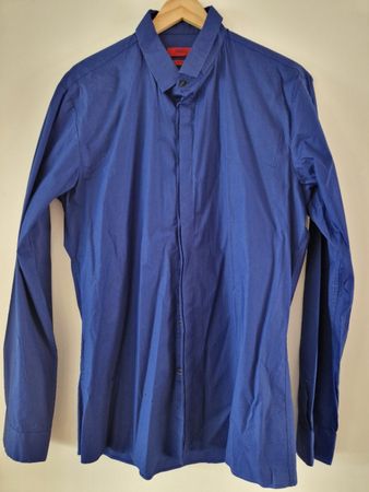 Hemd Hugo Boss Slim Fit blau