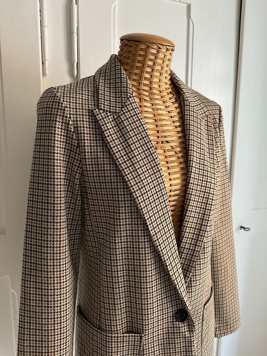 H&M Vestes: Longblazer beige gemustert 36 – D'occasion à Zürich par Diazaio 1