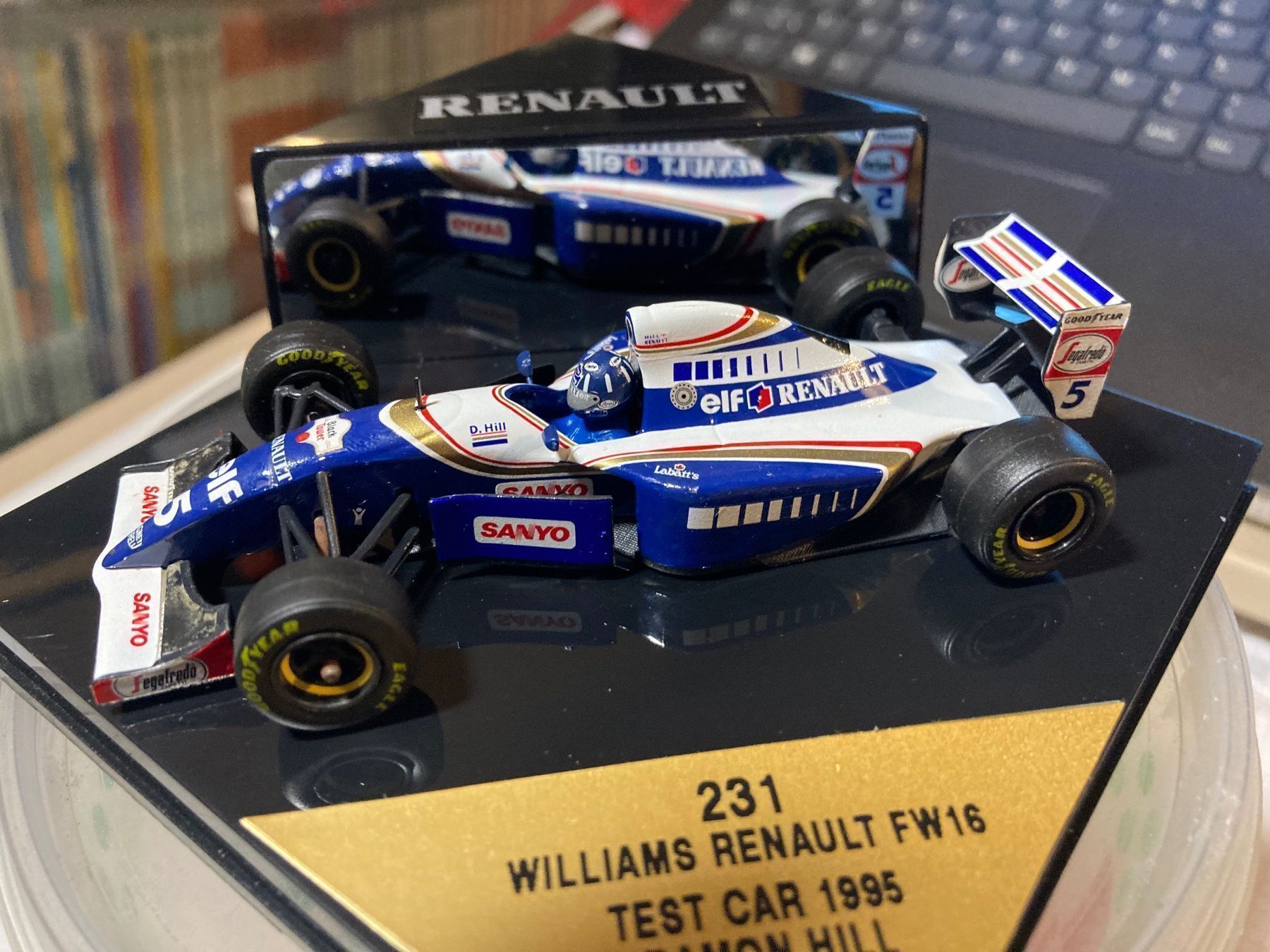 Williams Modellini d'auto: Williams Renault fw16.  1/43 – Usato da Versoix venduto da Jeannot57 4