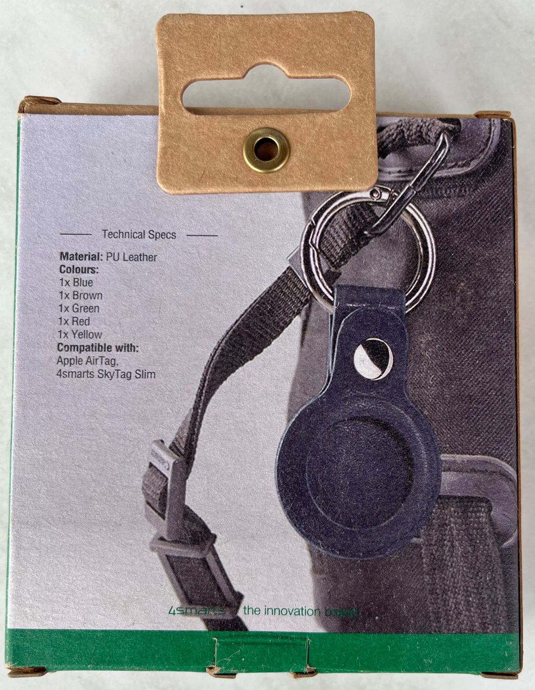 Apple Schlüsselanhänger & - bänder: Leatherette Case Set 5 Pcs for airtag and skytag – Neu und originalverpackt aus Muttenz von Golden_Times 2