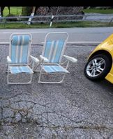 2 Stück Campingstuhl mit Armlehn