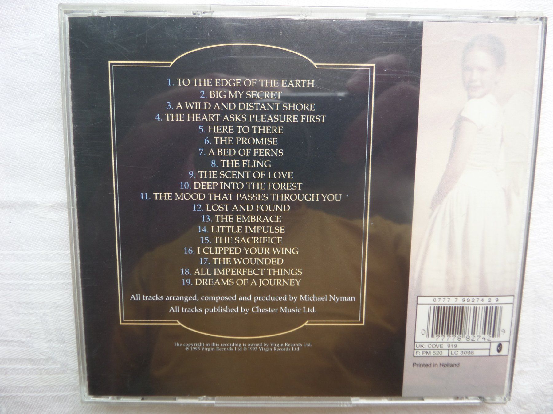 CD: Michael Nyman - The Piano – Usato da Genève venduto da CDLPBookS 1
