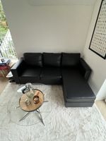 Lederecksofa 