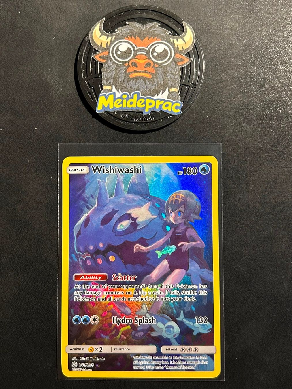 Pokémon Carte collezionabili: Wishiwashi Cosmic Eclipse (CEC240) EN EX – Nuovo (secondo la descrizione) da Vevey venduto da Meideprac