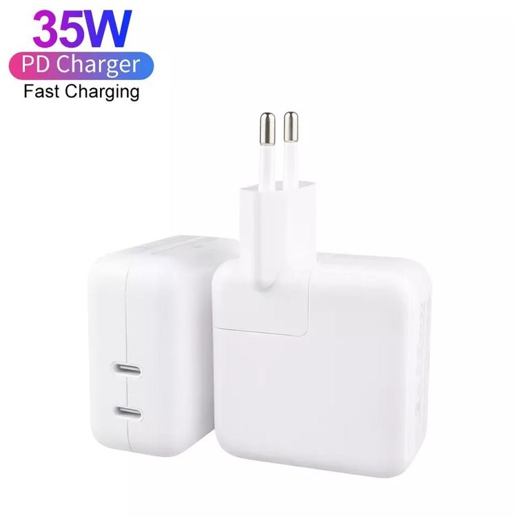 35W Duo Netzteil USB-C + 2x1m Lightning Ladekabel iPhone | Kaufen auf ...