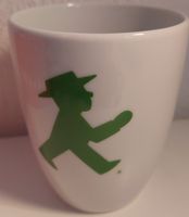 Originelle Tasse mit grünem Ampelmann