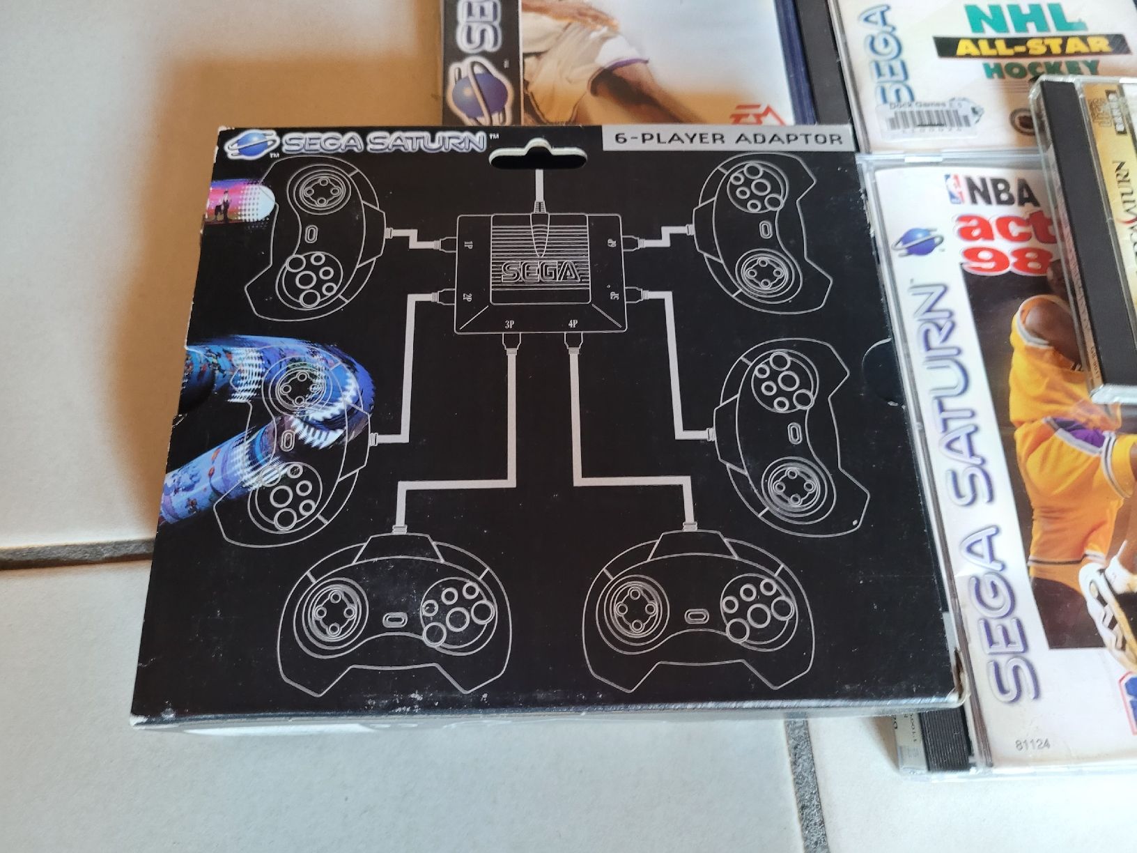Sega Giochi: Sega Saturn US Spiele Big Box & 6 Player Adaptor – Usato da Grandson venduto da ais4me 2