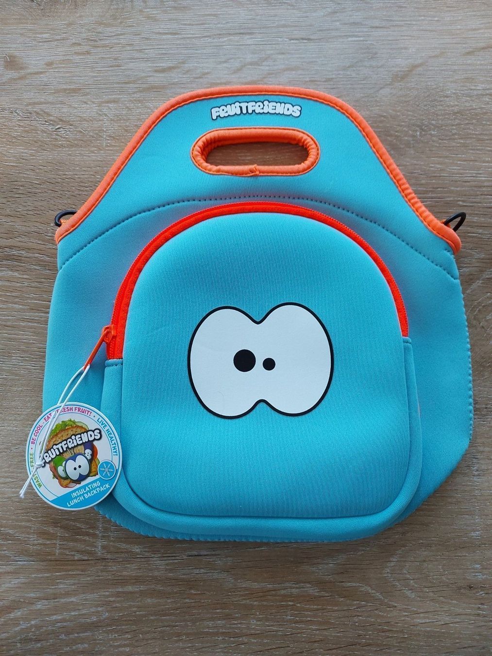 Borse & Zaini: NEU! Hellblauer Lunch-Rucksack – Nuovo e nell'imballaggio originale da Flims Dorf venduto da Truemorish