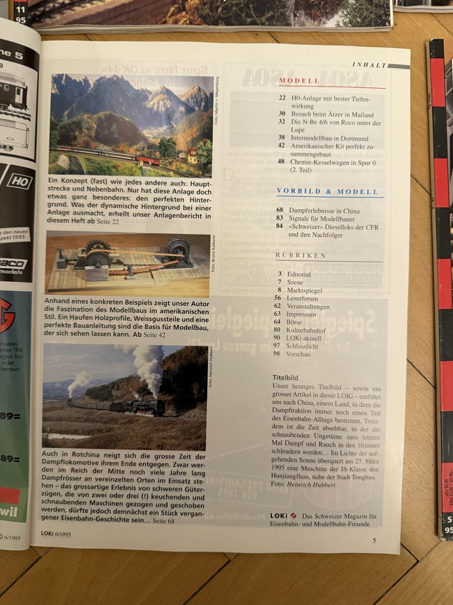 Riviste & Magazine: 7 verschiedene Eisenbahn Revues – Usato da Biel/Bienne venduto da fxgindrat82 6
