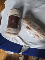 POSY Hair Towel Set Beige Neu
