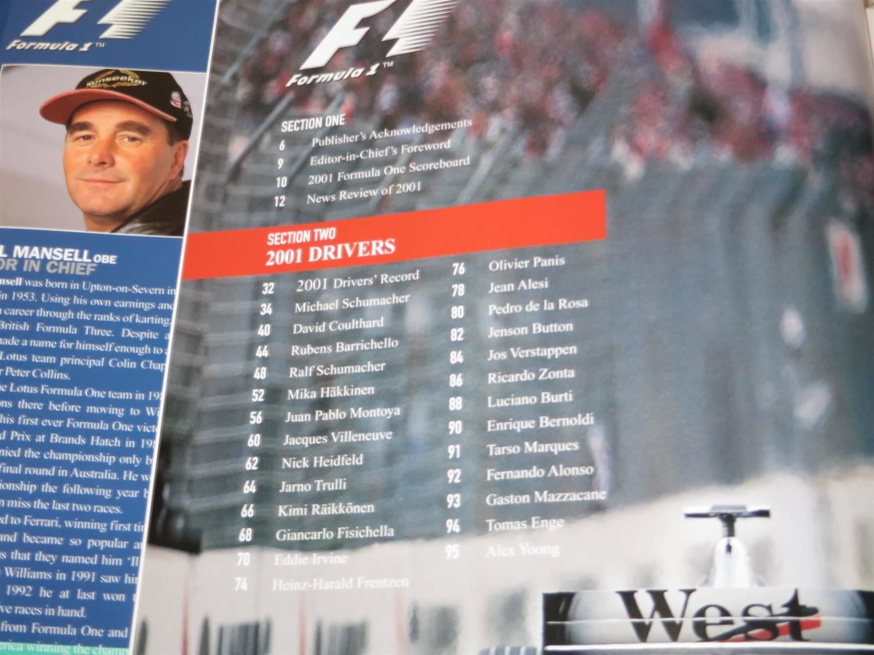 Libri: 2001 F1 Formula One Annual – Usato da Spiez venduto da Crazyduck 4