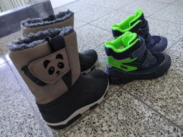 Kinder Winterstiefel gefüttert,  gebraucht, Grösse 25/26
