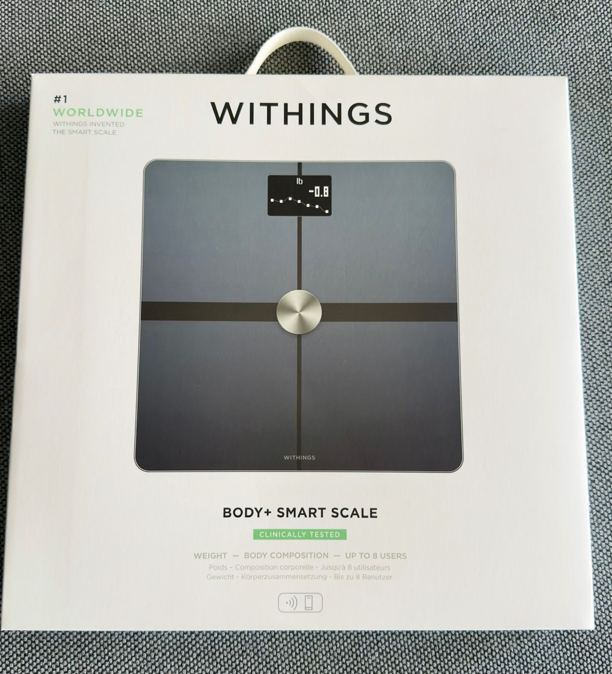 Withings Bilance pesapersone: Balance connectée Withings Body+ Smart Scale – Usato da Pully venduto da ta571 5