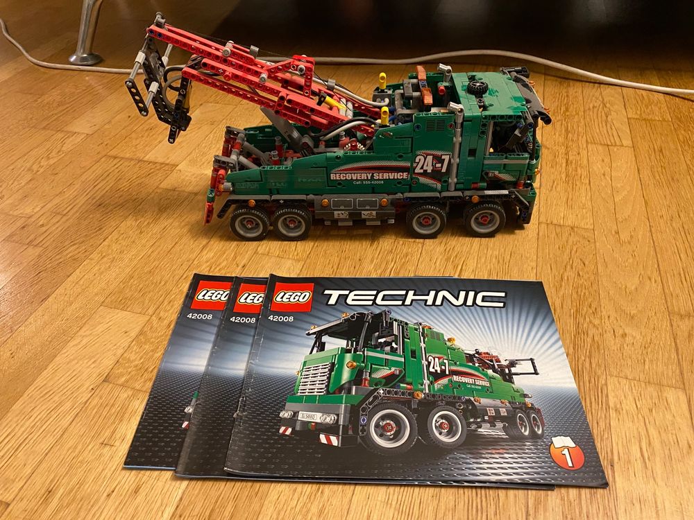 Lego 42008 Pneumatischer Abschlepp Truck Inkl original BA | Kaufen auf ...