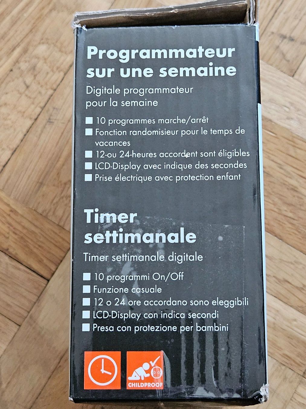 Spine: Zeitschaltuhr Digital Max Hauri mit Schalter und CH-Stecker – Nuovo (secondo la descrizione) da Kloten venduto da Euroasia 3