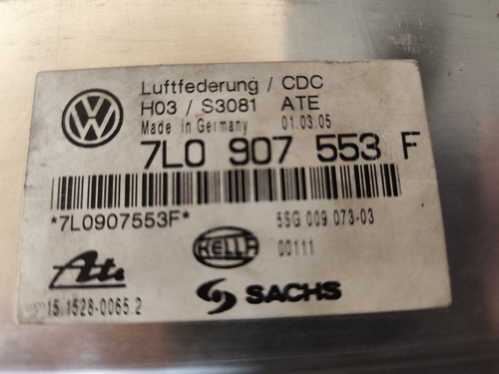 VW Tutti pezzi di ricambio auto: Niveauregulierung VW Touareg  – Nuovo (secondo la descrizione) da Rebstein venduto da andi322 3