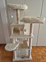 Katzenbaum Beige 56x46x140cm mit Ersatzteilen