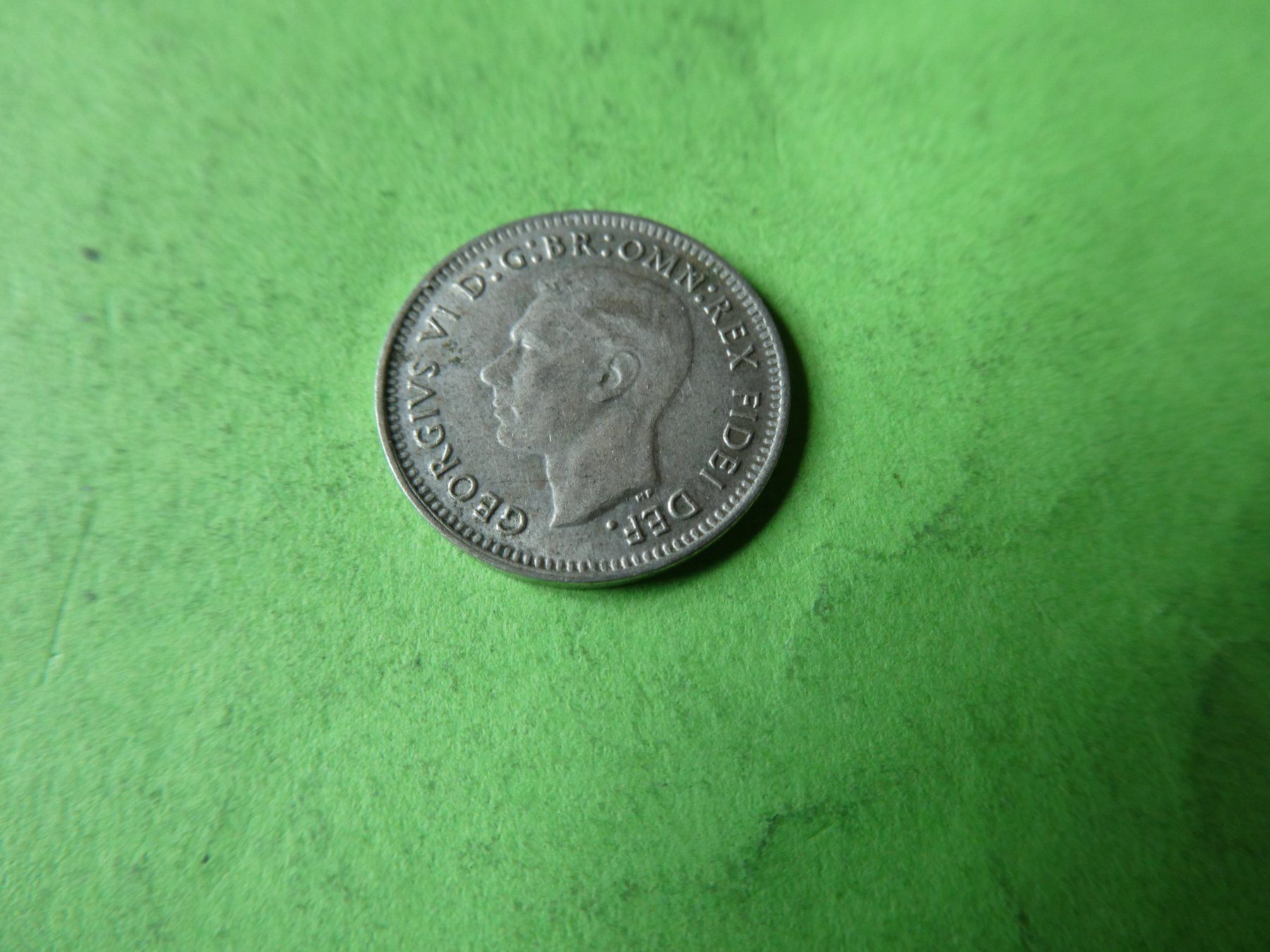Alle Münzen: Australien 1950, 3 Pencs - Silber – Gebraucht aus Hinterforst von Rohusri