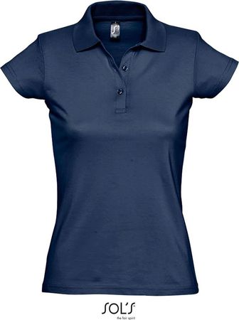 Damen Jersey Poloshirt Prescott, Gr.S