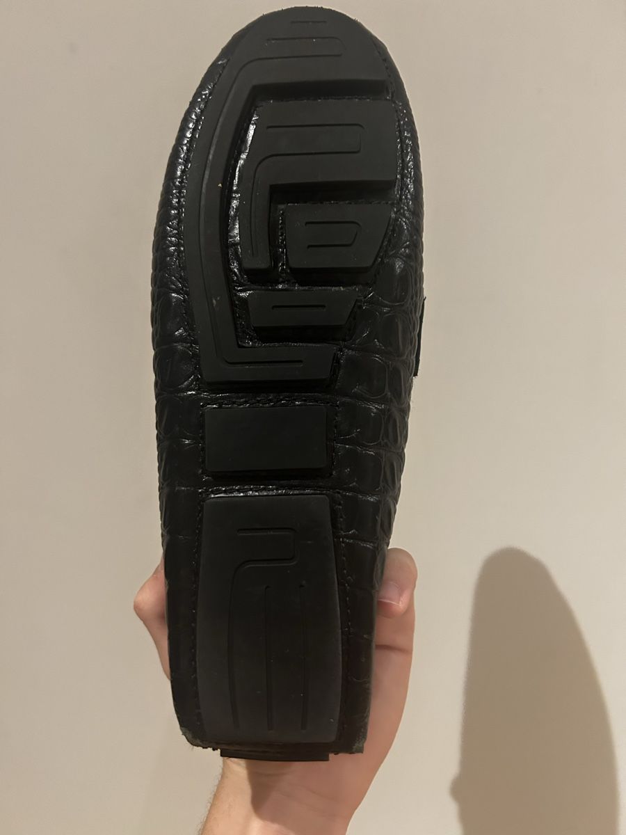 Herrenschuhe: Alligator imitation mocassin – Gebraucht aus Veyrier von aliyag 3